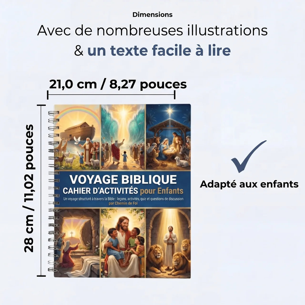 Voyage Biblique : cahier d'activités pour enfants