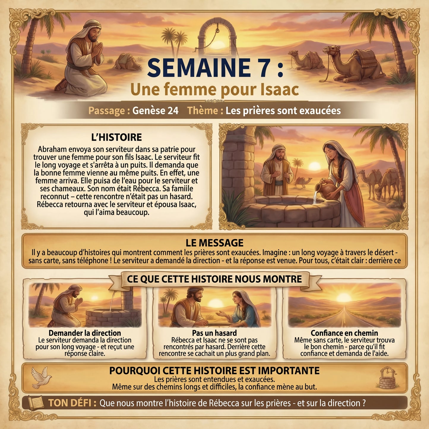 Voyage Biblique : cahier d'activités pour enfants