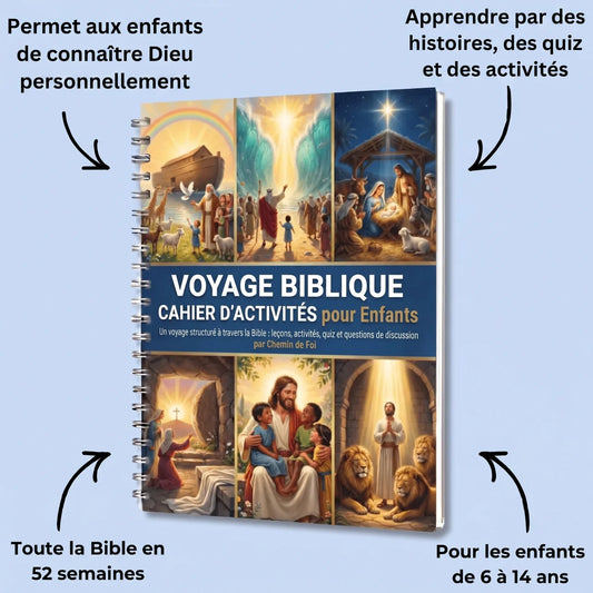 Voyage Biblique : cahier d'activités pour enfants