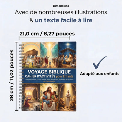Voyage Biblique : cahier d'activités pour enfants